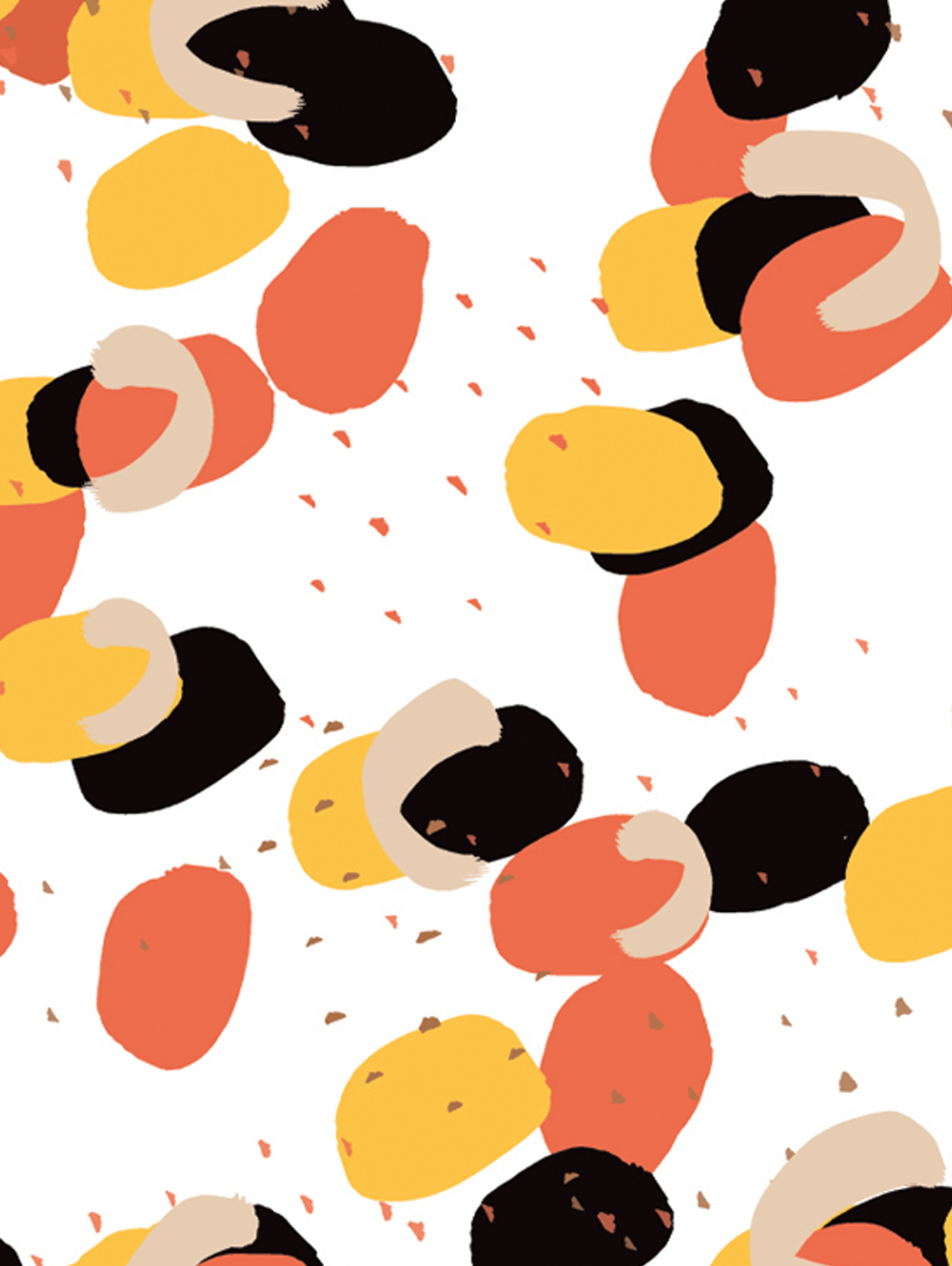 Caramel Biscuit Cream Pint Flavour Pattern